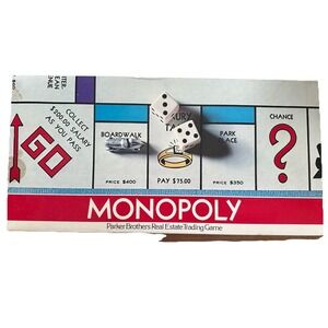 Vintage 1975 Monopoly No.9 Board Game Parker Brothers